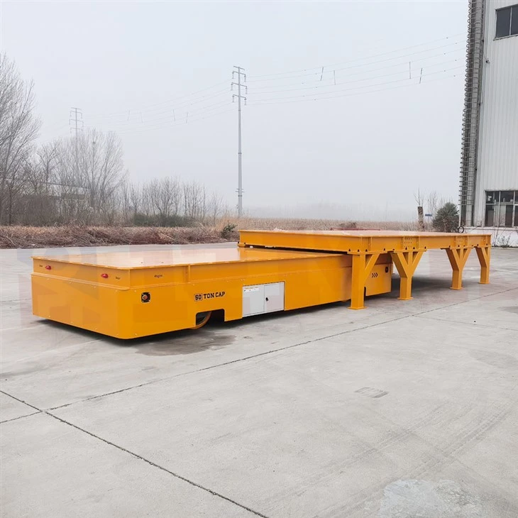 50 Tonnen spurloser elektrischer Transferwagen mit hydraulischer Lenkung