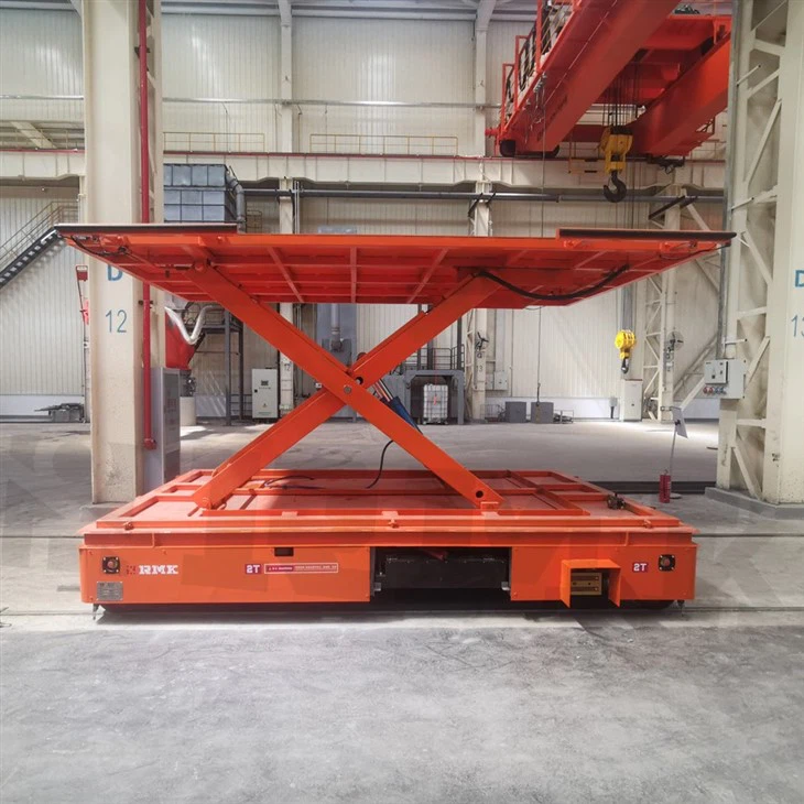 Automated Longitudinal And Transverse Rail Changer Transport Cart